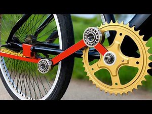 CRAZY INVENTION! A FARMER CREATES A CHAINLESS BICYCLE THAT LEAVES EVERYONE ASTONISHED.
