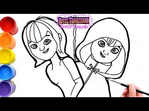 🔴🔴 How To Draw MAVIS Monster and human | HOTEL TRANSYLVANIA 4 Transformania (2021)