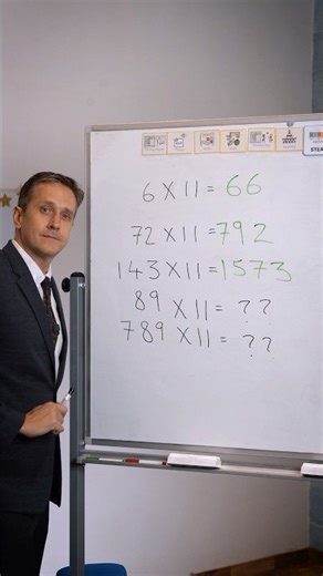 Multiply by 11 – easy math trick!