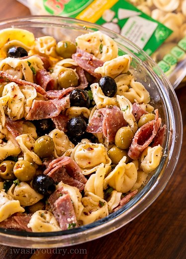Olive Tortellini Pasta Salad recipe