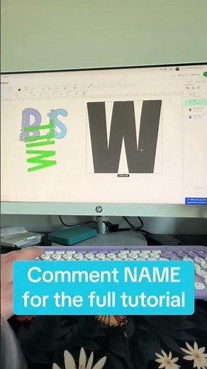 Create personalized name decals with cricut #cricut