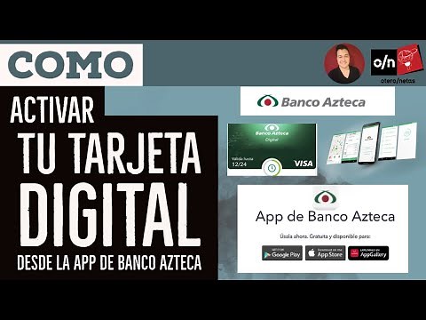 Como ACTIVAR tu tarjeta DIGITAL en BANCO AZTECA movil. Compras seguras por internet Banco Azteca APP
