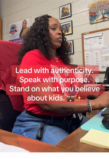 Finding your voice as an administrator feels a lot like finding it in the classroom… 🎤 At first, you’re trying to get it “right.” Then you realize it’s not about being the loudest, it’s about being the clearest. As a teacher, I found my voice through relationships and routines. As an administrator, I’m finding it through vision, consistency, and courage. #JustCallMeDoc #DrLaTilyaRashon #Leadership #MiddleSchool #AssistantPrincipal