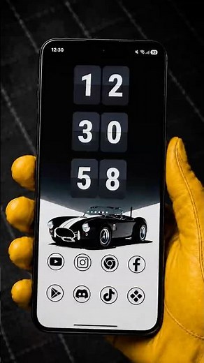 Flip Clock Widget Android Home Screen Setup