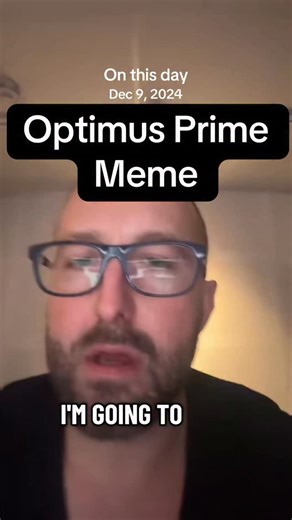 7.6K views · 21 reactions | Last year I did the Optimus Prime meme  #memes #optimusprime #transformers #voiceactor #impression | Sam Hughes VO | Facebook