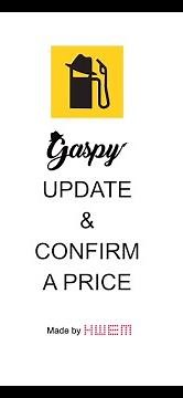 Gaspy Update & Confirm a Price