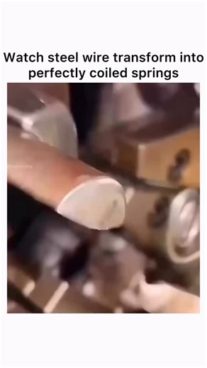 globalreel on Instagram: "Metal springs may look simple, but their manufacturing process is built on precision and control. It starts with solid steel wire or rod, cut to exact lengths and fed into forming machines. The metal is shaped through tightly controlled bending and coiling, often while heated to make it easier to manipulate without cracking or weakening. Once formed, many springs undergo heat treatment or tempering to enhance strength, flexibility, and durability. This step locks in the