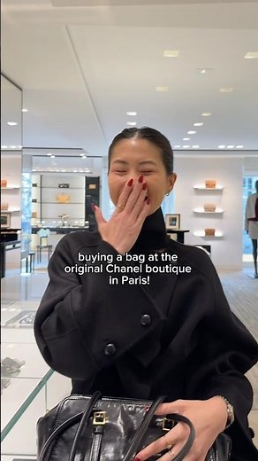 buying my dream Chanel bag at the original Chanel store - 31 Rue Cambon #chanel #shoppingvlog