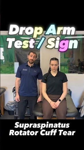 Drop Arm Test / Sign | Large Rotator Cuff Tear Diagnosis | Supraspinatus