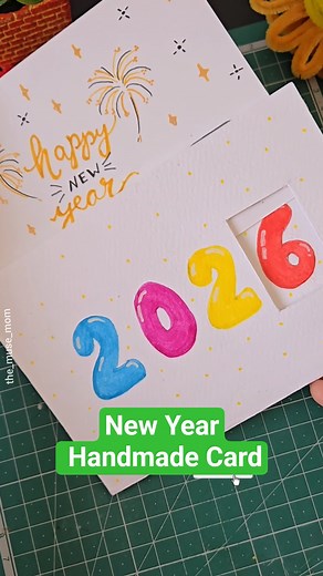 Slide into 2026 ✨ #newyear #papercraft #handmadecard #cards #kidscrafts #easydiy #craft #diy #gift