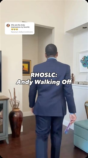 Oliver Sims IV | And here is Andy walking off the set #rhoslc #rhoslc❄️ #realhousewives | Instagram
