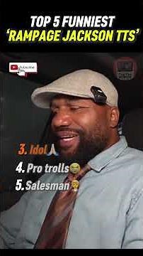 Top 5 Funniest Rampage Jackson TTS Moments 😂 #fyp #shorts #fyp #funny