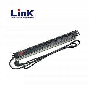 [Hot Item] 1u Germany Type PDU with SPD Switch for Network Cabinet
