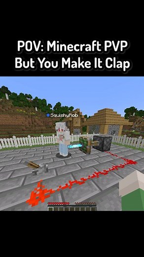 17K views · 359 reactions | POV: Minecraft PVP But You Make It Clap In Minecraft #minecraft #minecraftmemes #funnymoments | Saroneymc | Facebook