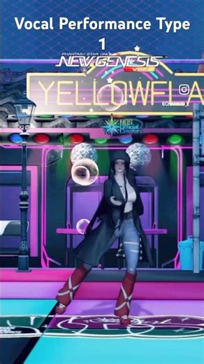 #ngs #pso2ngs #kpop #dance #emote Vocal Performance Type 1 #sega