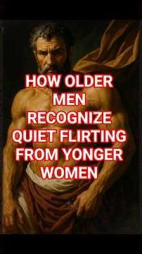 How Older Men Recognize Quiet Flirting from Younger Women | Stoic Calm Power #Shorts – Silent Stoic