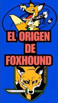 El origen de FOXHOUND #metalgear #foxhound #fox