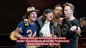 Eddie Vedder Reflects On Pearl Jam's "Near-Death" Health Scare