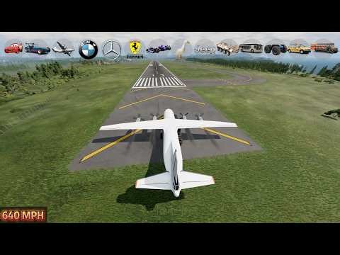 Instant 540 MPH Acceleration 🚗 Which Vehicle Can Survive? 😯 - BeamNG Drive