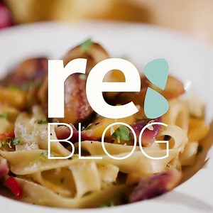 Fettuccine mit Kürbis und Maronen Kürbis Pasta =