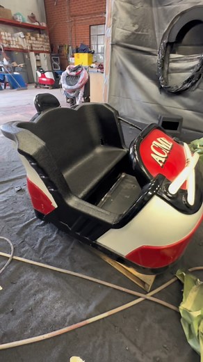 LINE-X protective coatings aren’t just for your truck! Anything that needs added protection can see benefits from our sprays. Check out the before and after on these amusement park seats! 🔥 🎥: Valley LINE-X #LINEXIt #LINEX #LINEXprotects | LINE-X North America