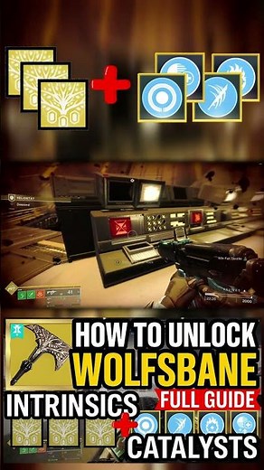 Destiny 2: Wolfsbane Exotic Axe FULL GUIDE (Intrinsics + Catalysts)