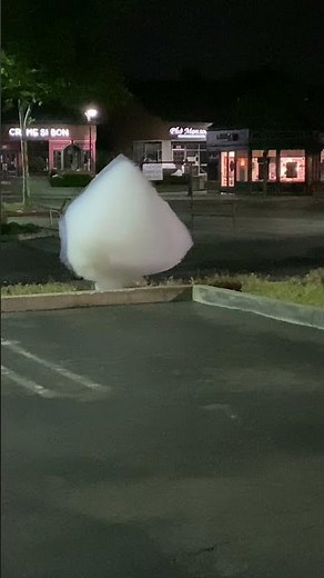 Mysterious Clouds Float Through Parking Lot || ViralHog