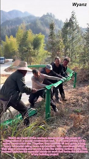 How to Install Safety Railings on a Construction Site | Teamwork in Action