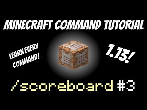 Scoreboard Total Kill Count in Sidebar | Minecraft 1.13 | criteria | Kill Counter Tutorial