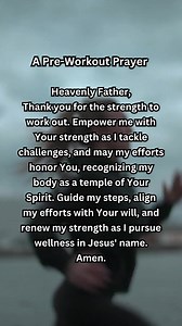 9.9K views · 169 reactions | A Pre-Workout Prayer  Join in this...