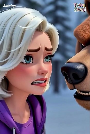 Sabrina’s Snow Adventure Turned Scary 🐻