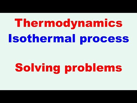 Thermodynamics: Isothermal Process Problem Solving (Work, Heat & ΔU)