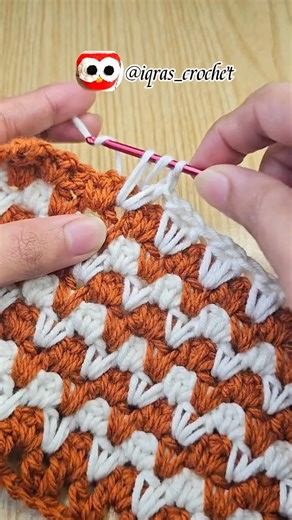 Two colors combination crochet design #pattern #blanket #howto #handmade #stitch #tutorial #trend