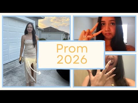 prom 2026 | grwm, friends, makeup