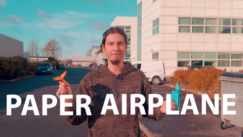 I made the simplest paper airplanes that fly