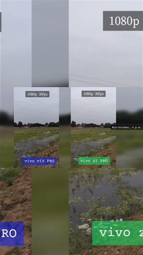 Vivo V15 Pro, V17 Pro, and Z1 Pro Video camera test review #shorts