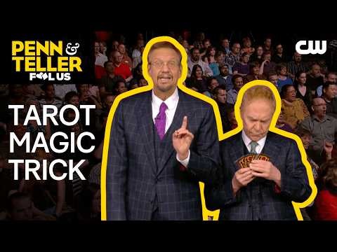 Penn & Teller Perform Tarot Card Magic Trick | Penn & Teller: Fool Us | The CW