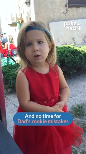 1.6M views · 31K reactions | Dad, let me school you on wedding etiquette  #FlowerGirl #Goals #DadAndDaughter #WeddingReady | Poke My Heart | Facebook