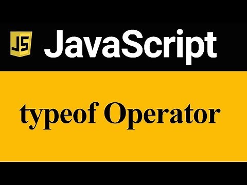 typeof Operator in JavaScript (Hindi)