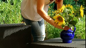 Patelai 11 Pcs Waterproof Patio Cushion Covers for Outdoor Sectional Furniture Wicker Rattan Patio Sofa Couch Chair Seat Pillow Slipcovers, 3 Sizes Covers Only (25.4 x 25.4X 3.54,Dark Blue)