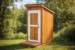 Wooden Outhouse Plans - DIY Outdoor Toilet Plans - PDF Download - Etsy