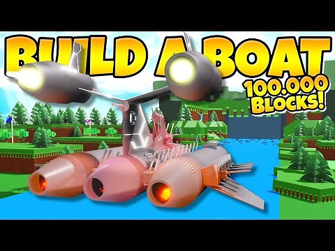 GIANT SPACE SHIP In Build a Boat!