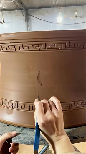 2.7K views | The carving of patterns on clay jars | Daily Tips | Facebook