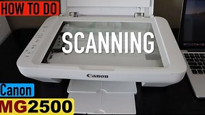 Canon Pixma Mg2500 Scanning, Scan To PDF.