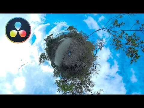 How to Edit and Reframe 360 Camera Footage in DaVinci Resolve (e.g. the Insta360 X4)