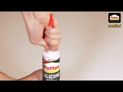 Bathroom sealant with Pattex Sanitary Silicone Sealant