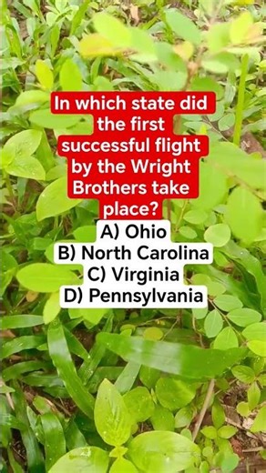 In which state did the first successful flight by the Wright Brothers take place?