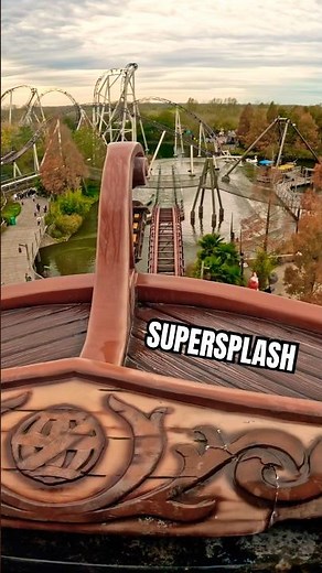 Supersplash Water Ride at Plopsaland De Panne Belgium ✨💦 is fun and wet 😃 On Ride & Off Ride POV ✨