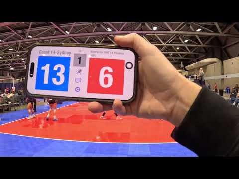 Asics Show Me Day 2. Coast 14-3 Sydney vs. Nebraska ONE 14 Phoenix. Set 1