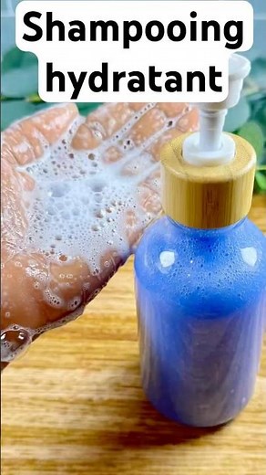Shampoing hydratant maison sans sulfate💧✨ (cheveux doux & nourris) #cheveuxcourts #shampoingmaison